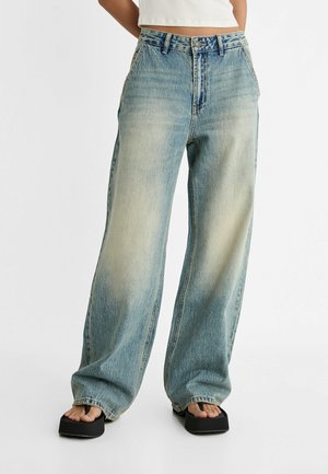 Relaxed fit jeans - dirty denim