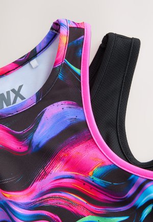 Next CROP - Débardeur - black pink wave