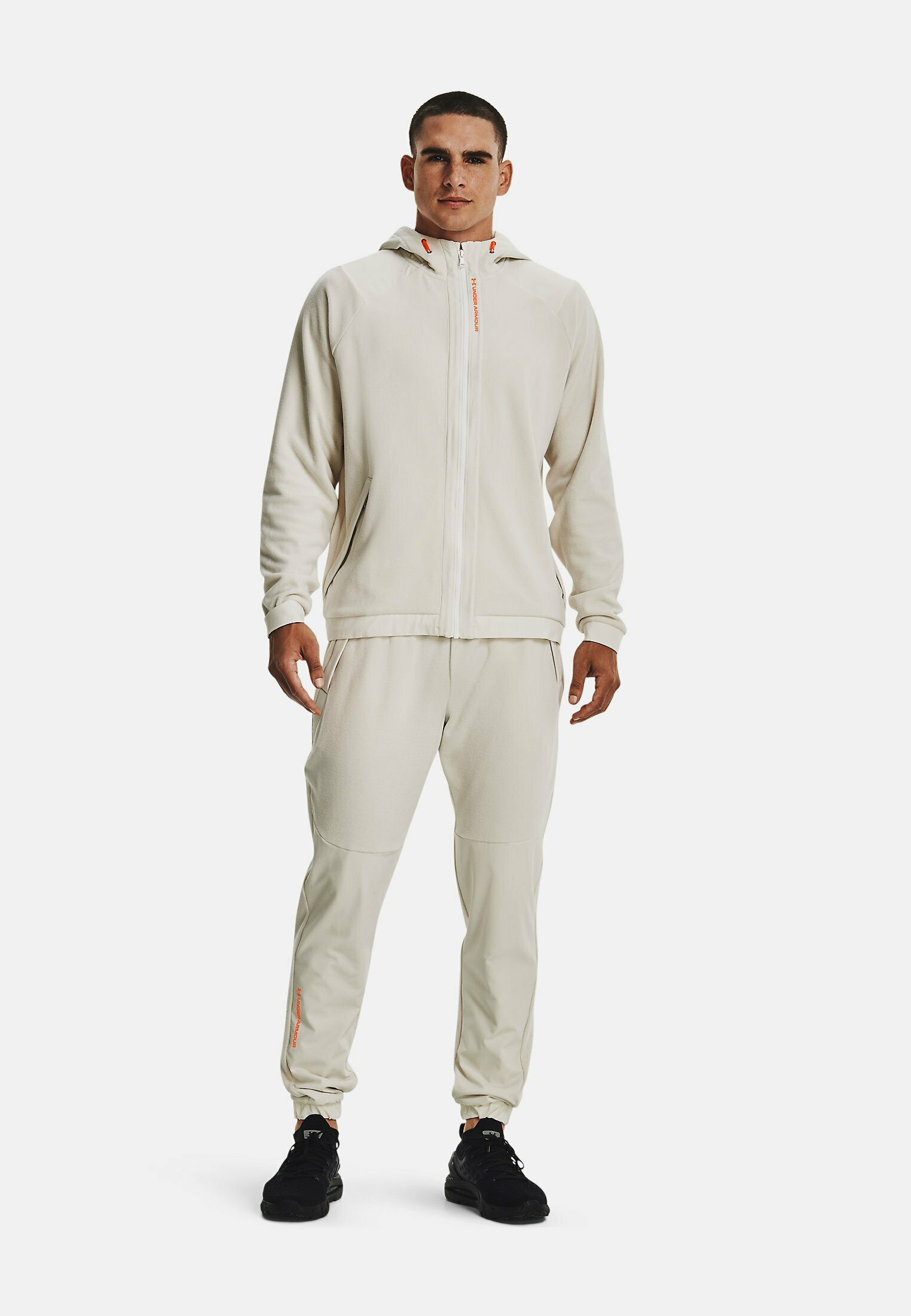 Under Armour RUSH - Trainingsbroek - beige/bruin - Zalando.be