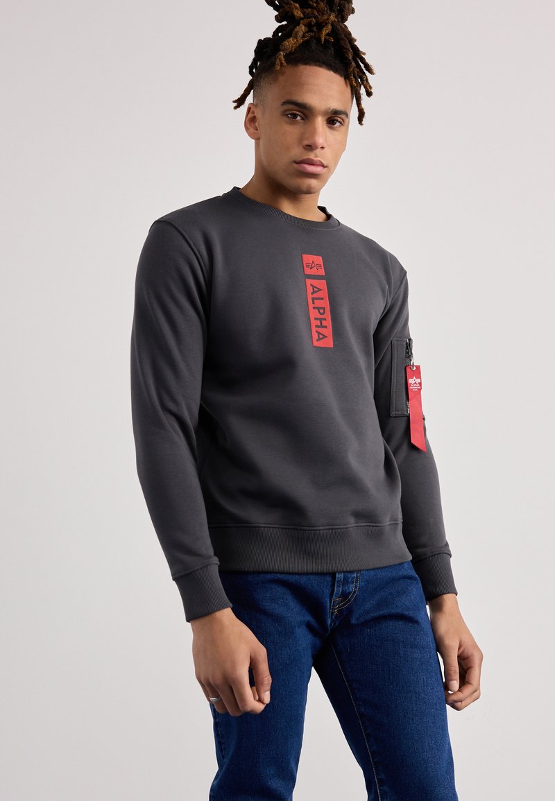 Alpha Industries - ALPHA - Sweatshirt - vintage grey, Forstør