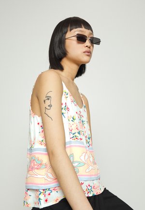 VIMESA LAYER SINGLET - Top - white scarf