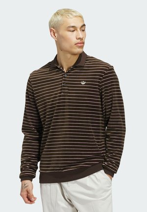 Poloshirt - dark brown/bliss lilac