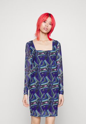 Noisy May NMLESLEY SQUARE SHORT DRESS - Φόρεμα ημέρας - deep blue