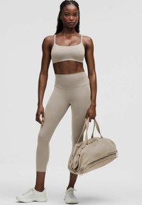 lululemon WUNDER TRAIN STRAPPY RACER C/D - Urheiluliivit: kevyt tuki - warm ash grey