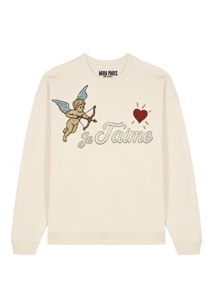 JE TAIME EMBROIDERY UNISEX - Sweater - off-white