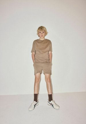 THE SET, 2 PACK  SET  - Tracksuit bottoms - pink brown
