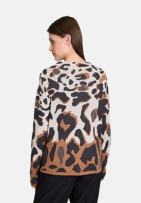 Betty Barclay MIT JACQUARD - Jumper - beige grau
