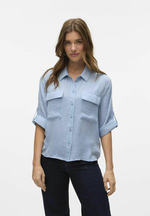 VMFABIANA 3/4 - Button-down blouse - dusty blue