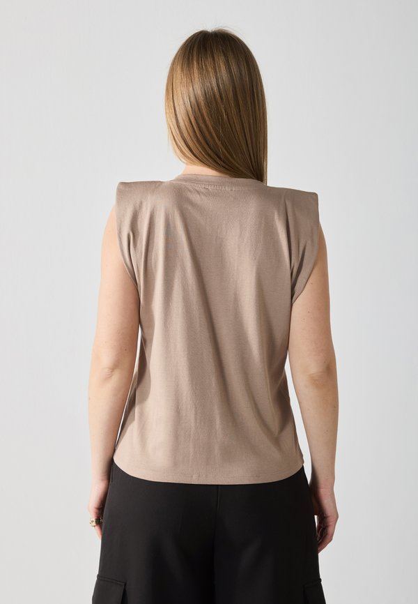 Basic T-shirt - taupe2