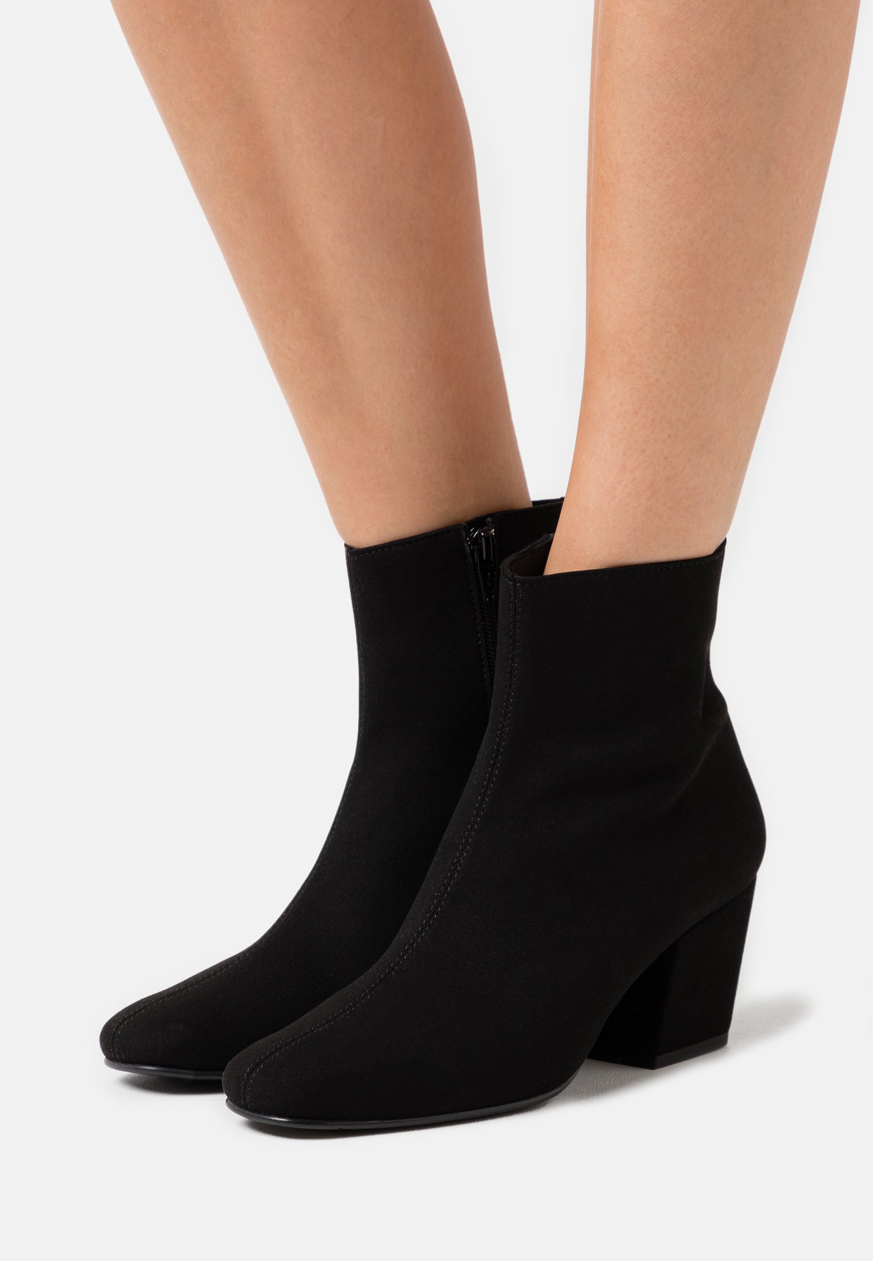 vegan black ankle boots