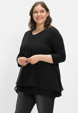 Sheego, Blouse - schwarz