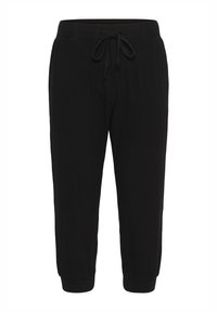 KANAYA CAPRI - Hlače - black deep