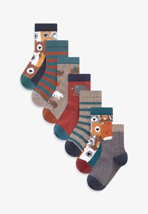 RICH 7 PACK  - Socken - brown animal stripe