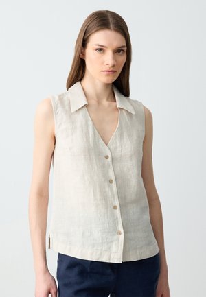 SLEEVELESS - Top - stone