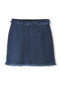 Ipekyol SLIM FIT TWEED - A-lijn rok - navy/donkerblauw - Zalando.be
