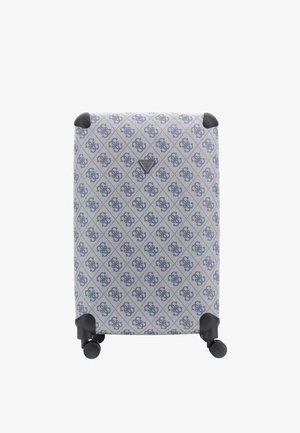 Guess, GUESS VALISE BERTA TOILETRY TRAIN SLATE LOGO - Valise à roulettes - grey state logo