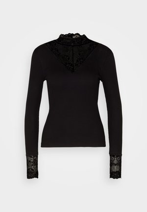 Vero Moda VMELLA HIGH NECK - Longsleeve - black