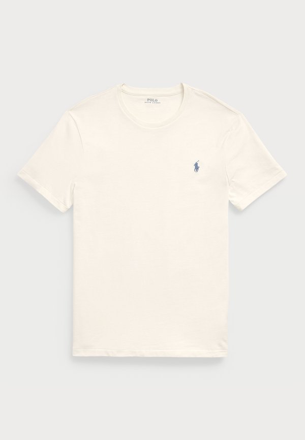 CUSTOM SLIM FIT JERSEY CREWNECK T-SHIRT - Basic T-shirt - sand2