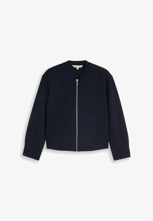 TOM TAILOR, TOM TAILOR BLAZER LOOSE FIT JACKE MIT BOMBERKRAGEN - Giubbotto Bomber - sky captain blue