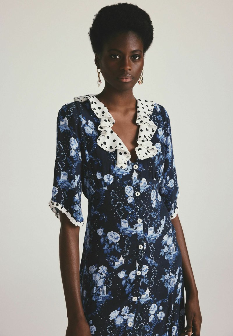 Cath Kidston REGULAR FIT - Shirt dress - blue dilly dolly/blue - Zalando