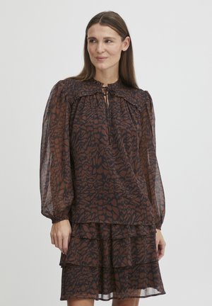 BYHIMA - Blusa - brunette mix