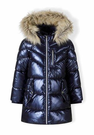 PADDED WITH FAUX FUR TRIM HOOD - Winterjacke - dark blue