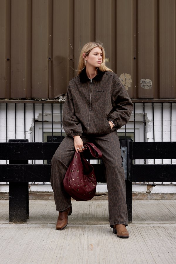 LEOPARD DEX JACKET - Denim jacket2