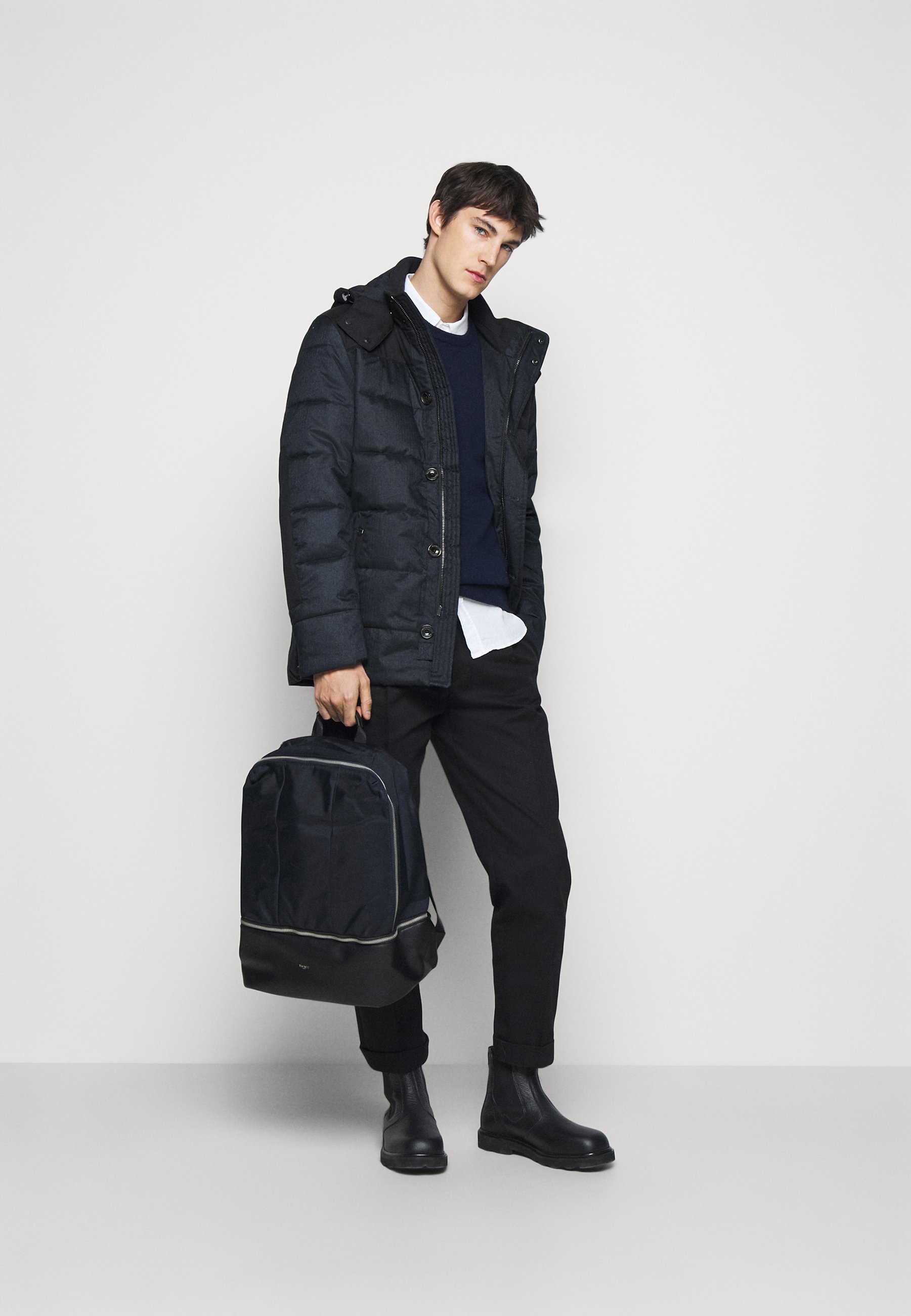Hackett London CLASSIC PUFFER - Chaqueta de invierno - navy/azul marino -  Zalando.es