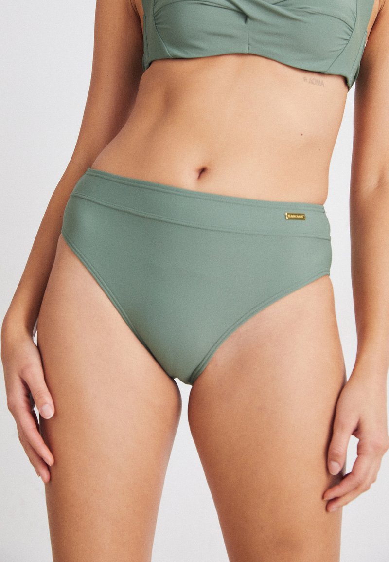 LASCANA - HIGHWAIST - Bikinibukser - olive, Forstør