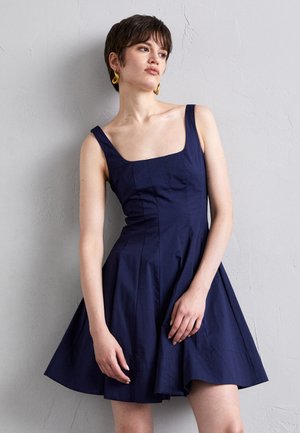 MINI WELLS DRESS - Vestido de cóctel - navy