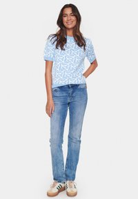Saint Tropez ZICO - Camiseta estampada - heather st feu