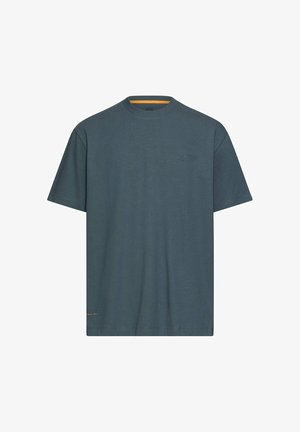 camel active, T-SHIRT MIT RÜCKENPRINT IM RELAXED FIT - T-shirt print - tinted blue