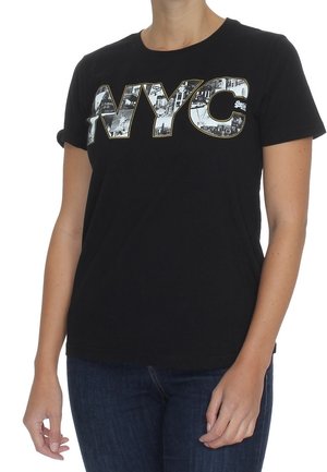 Superdry & Co Triko s potiskem - black