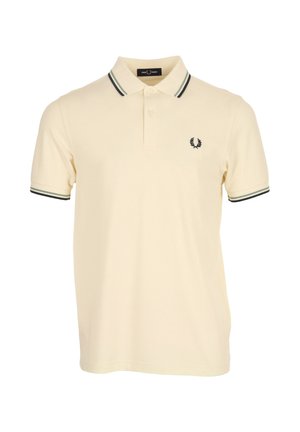 Fred Perry, TWIN TIPPED SHIRT - Poloshirt - ecru seagrass dark air