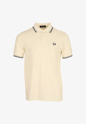 Fred Perry, TWIN TIPPED SHIRT - Poloshirt - ecru seagrass dark air