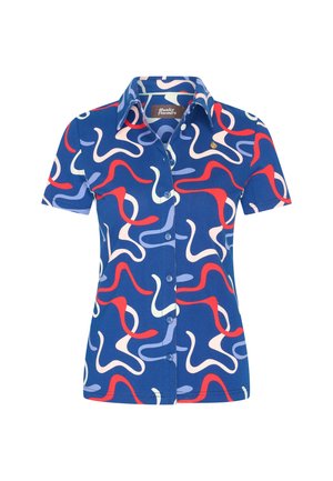 Button-down blouse - blue