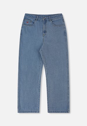 GLOBAL - Široke kavbojke - worn blue