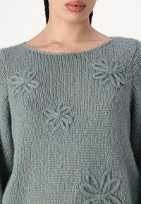 VILA VICHOCA DETAIL  - Džemperis - chinois green