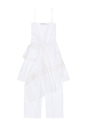 BIMBA Y LOLA, BIMBA Y LOLA MONO PAÑUELOS IRREGULARES BORDADOS BLANCO - Jumpsuit - blanco