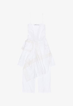 BIMBA Y LOLA, BIMBA Y LOLA MONO PAÑUELOS IRREGULARES BORDADOS BLANCO - Jumpsuit - blanco
