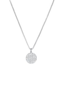Elli SPARKLING COIN NECKLACE - Halskæder - silberfarben
