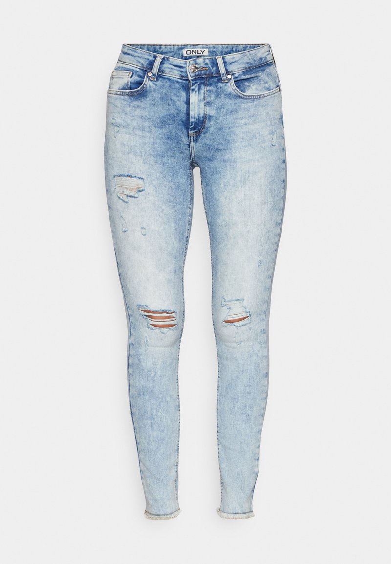 Only Jeans Skinny Fit lichtblauw denim