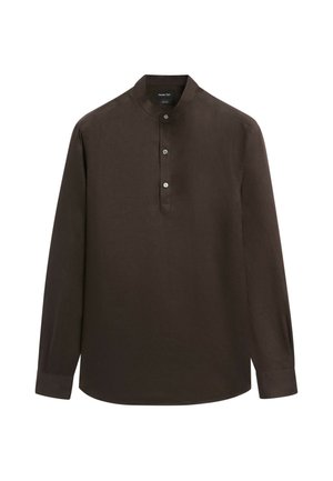 Massimo Dutti, Overhemd - mottled dark brown