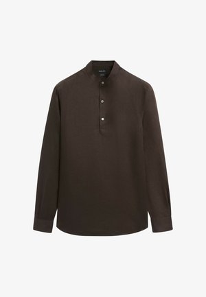 Massimo Dutti, Overhemd - mottled dark brown