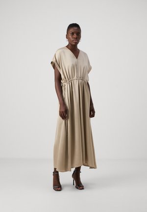 Bruuns Bazaar DRESS - Maxi šaty - plaza taupe