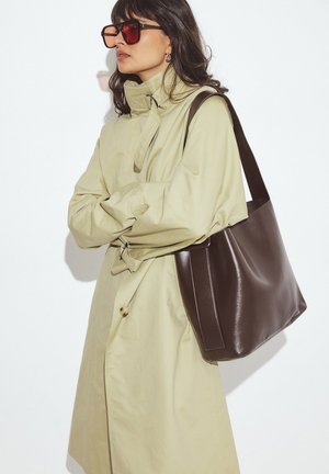 NA-KD BUCKLE - Rankinė - dark brown