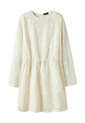 GLITZER - Cocktail dress / Party dress - white alyssum