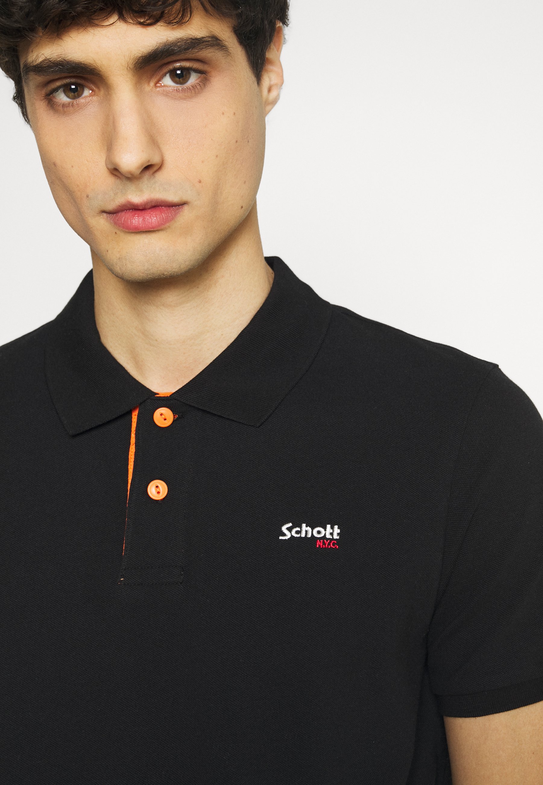 black orange polo