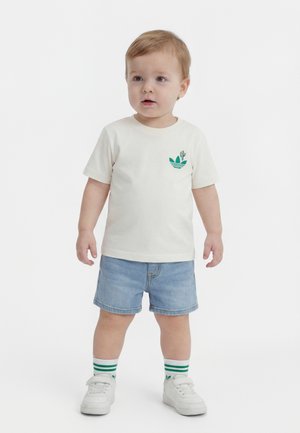 adidas Originals, WESTERN TEE UNISEX - T-shirts print - core white
