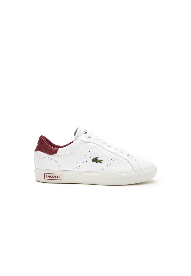 basket lacoste rouge femme